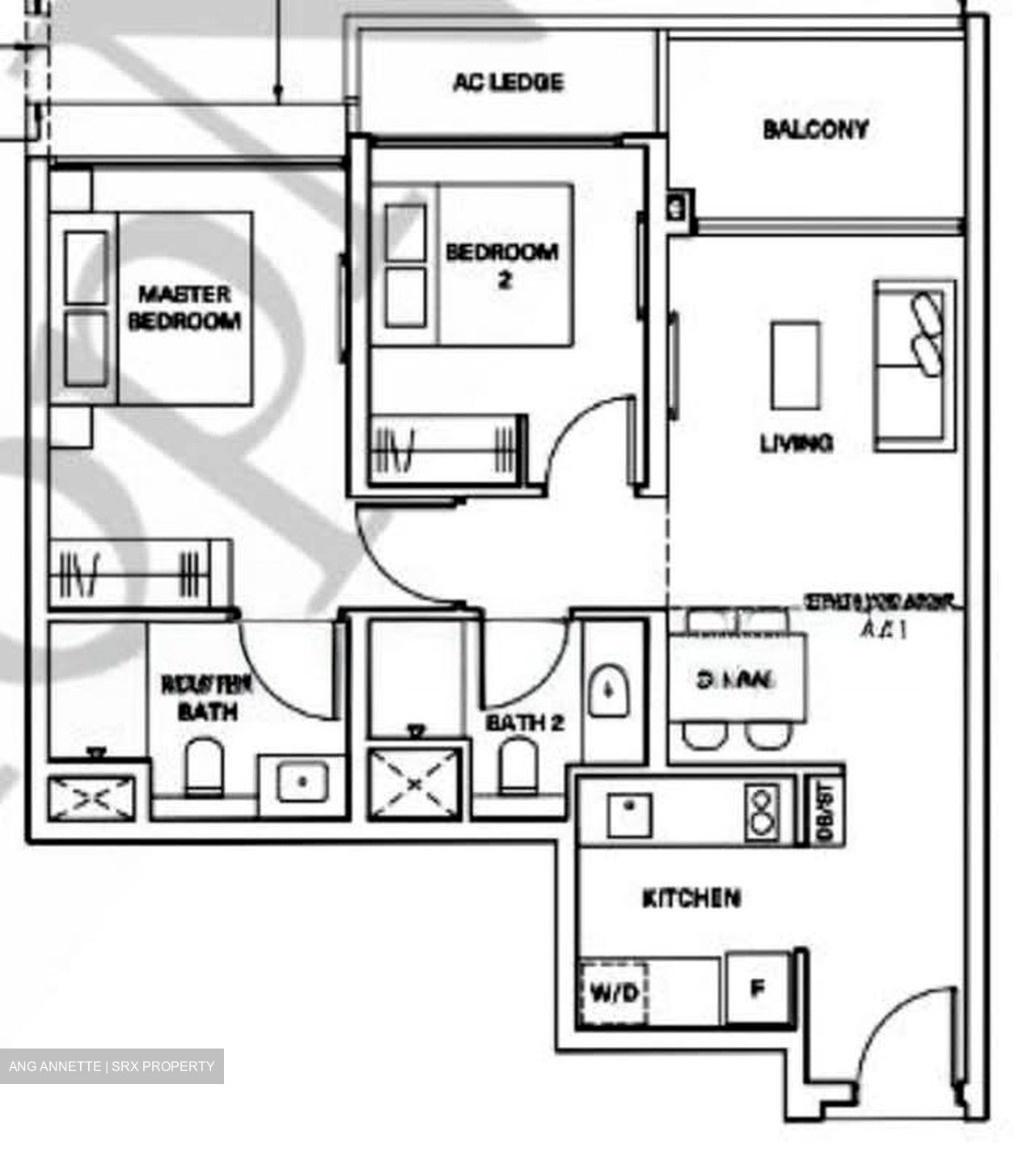 The Watergardens At Canberra (D27), Apartment #556635311